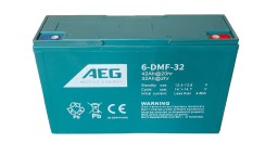 ΜΠΑΤΑΡΙΑ AEG MOTIVE 6-DMF-32 ΒΑΘΕΙΑΣ ΕΚΦΟΡΤΙΣΗΣ VRLA AGM-GEL 12V 42AH 20hr 